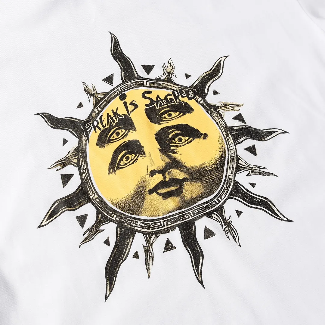 Saint Michael series trendy T craft drawing round neck short sleeves Style number: D3189 P110 Color: White Size: S M L XL